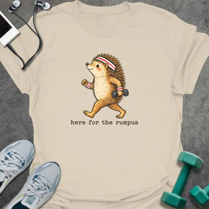 T-Shirt Natural / M Hedgehog Rumpus T-Shirt
