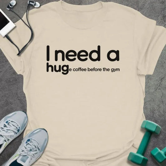 T-Shirt Natural / M Hug Coffee T-Shirt