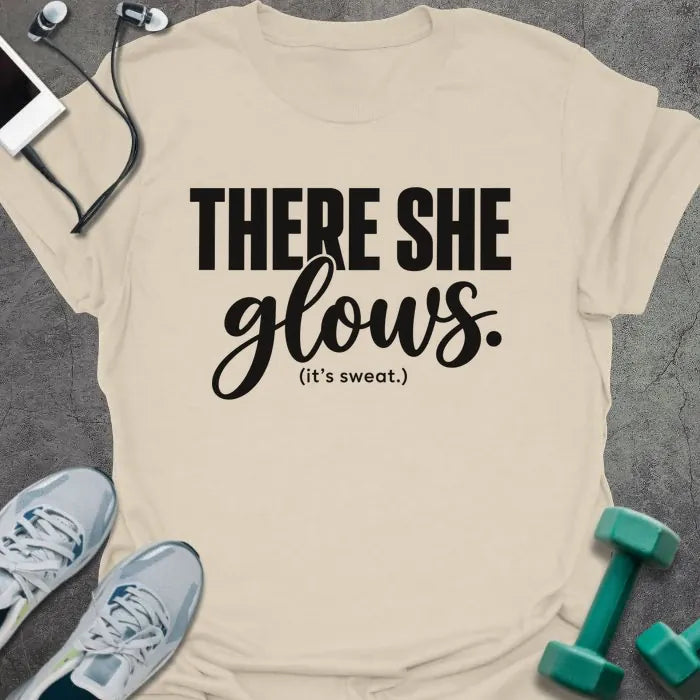 T-Shirt Natural / M She Glows T-Shirt