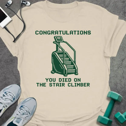 T-Shirt Natural / M Stair Climber T-Shirt