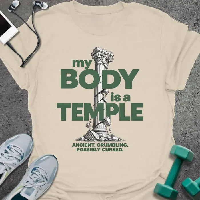 T-Shirt Natural / S Ancient Temple T-Shirt