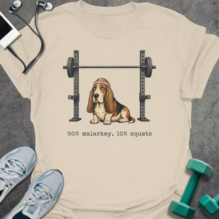T-Shirt Natural / S Basset Malarkey T-Shirt