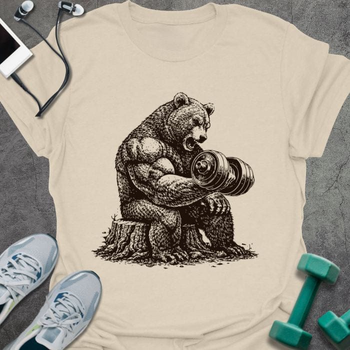 T-Shirt Natural / S Bear Curl T-Shirt