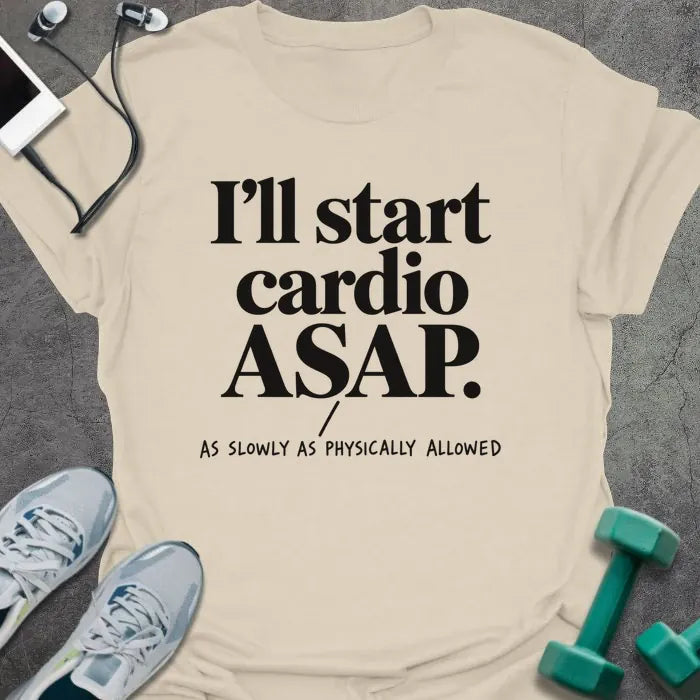 T-Shirt Natural / S Cardio ASAP T-Shirt