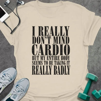 T-Shirt Natural / S Cardio Badly T-Shirt
