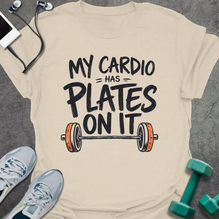 T-Shirt Natural / S Cardio Plates T-Shirt