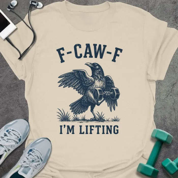 T-Shirt Natural / S Caw Lifting