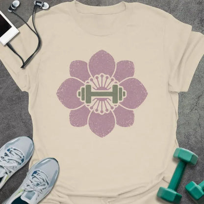 T-Shirt Natural / S Cherry Dumbbell T-Shirt
