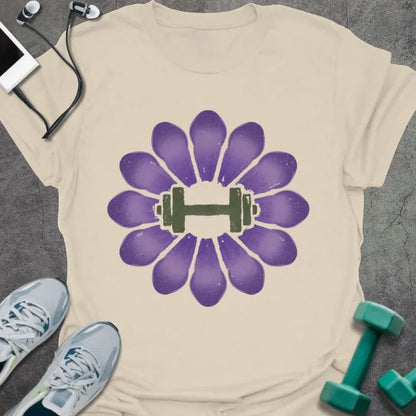 T-Shirt Natural / S Crocus Dumbbell T-Shirt