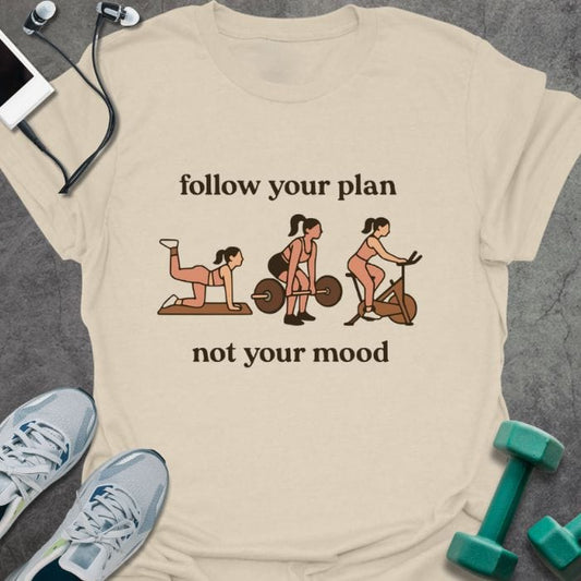 T-Shirt Natural / S Follow Your Plan T-Shirt