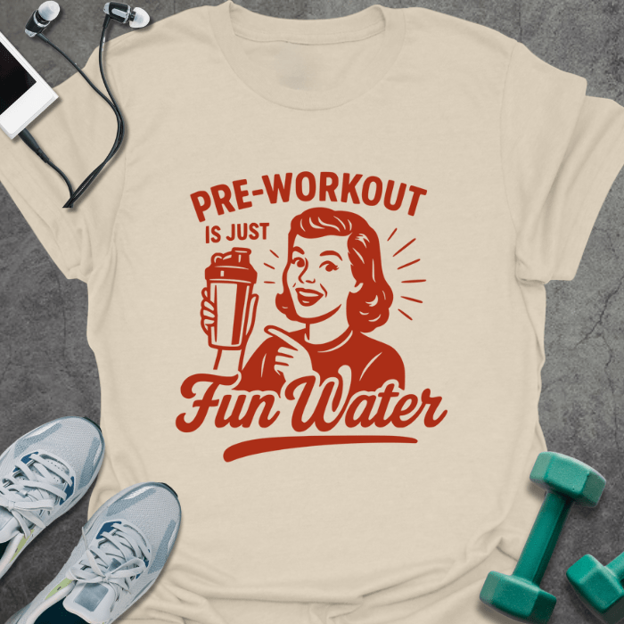 T-Shirt Natural / S Fun Water T-Shirt