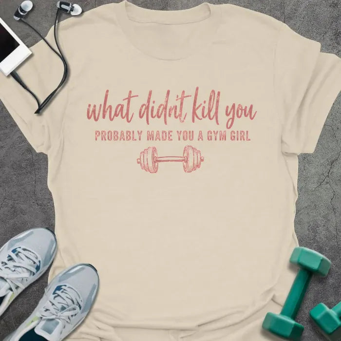 T-Shirt Natural / S Gym Girl T-Shirt