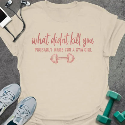 T-Shirt Natural / S Gym Girl T-Shirt