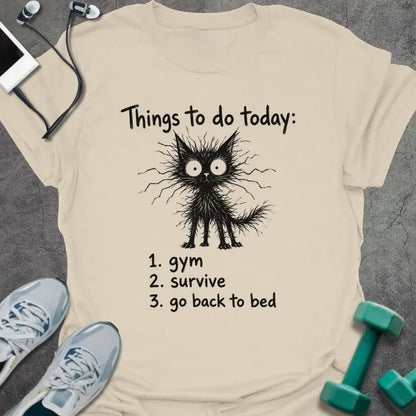 T-Shirt Natural / S Gym Survive T-Shirt
