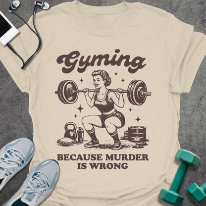 T-Shirt Natural / S Gymming T-Shirt
