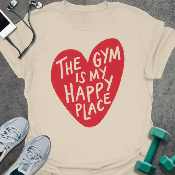 T-Shirt Natural / S Happy Place T-Shirt