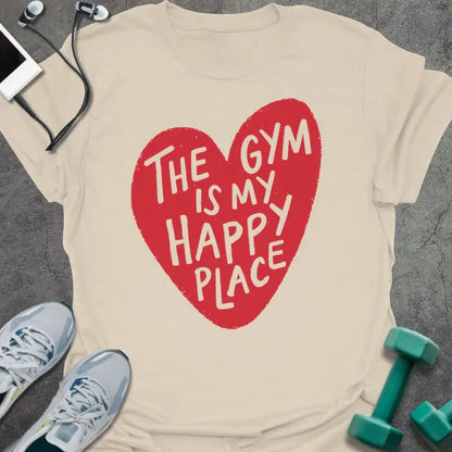 T-Shirt Natural / S Happy Place T-Shirt