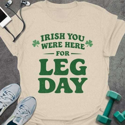 T-Shirt Natural / S Irish Leg Day T-Shirt