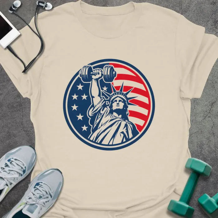 T-Shirt Natural / S Liberty Badge T-Shirt