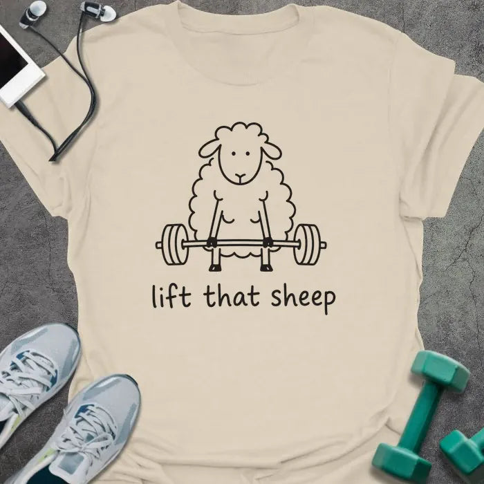 T-Shirt Natural / S Lift Sheep T-Shirt