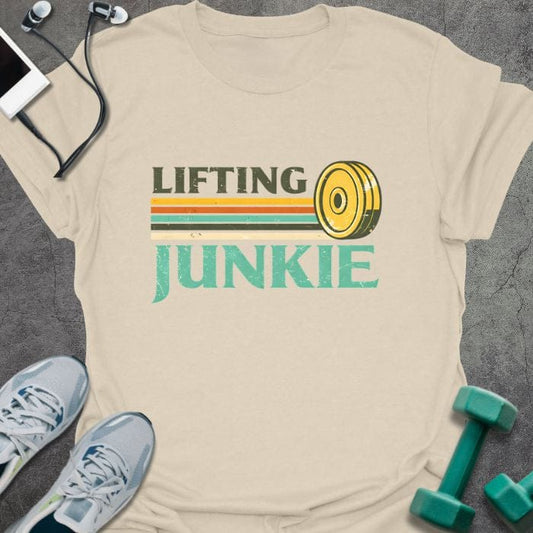 T-Shirt Natural / S Lifting Junkie T-Shirt