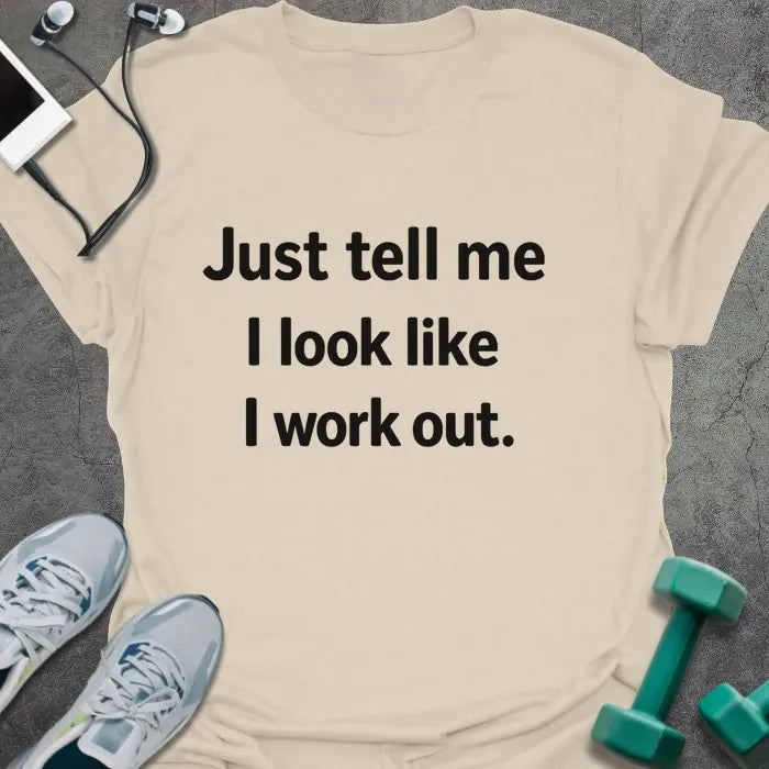 T-Shirt Natural / S Look Workout T-Shirt