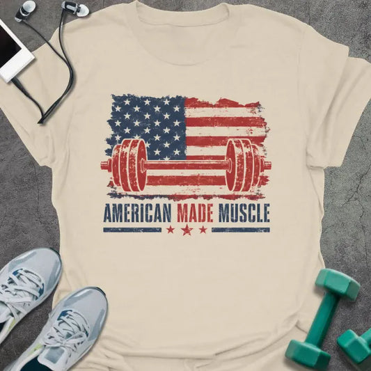 T-Shirt Natural / S Made Muscle T-Shirt