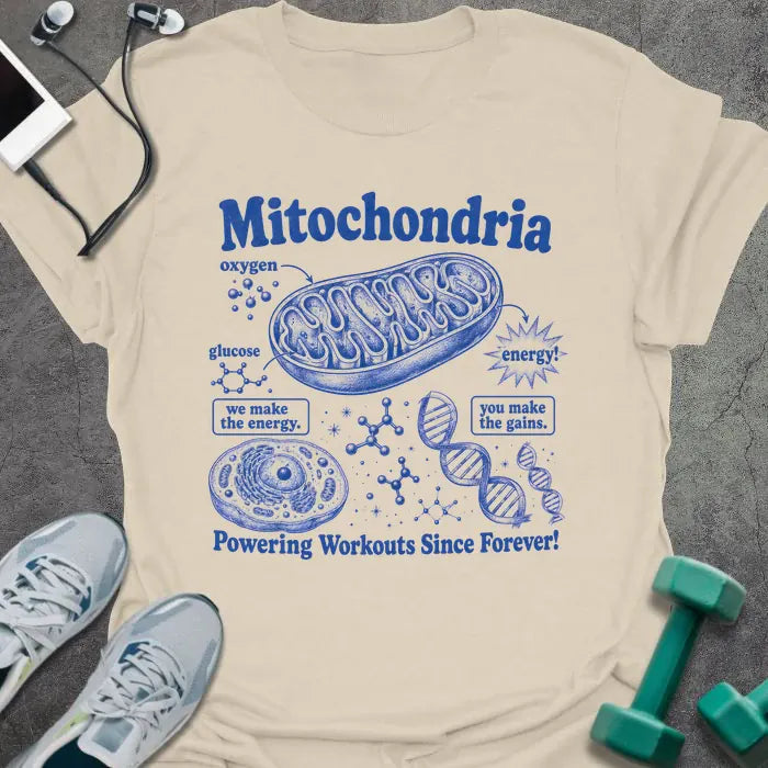 T-Shirt Natural / S Mitochondria Gains T-Shirt