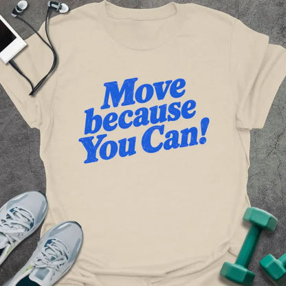 T-Shirt Natural / S Move Retro T-Shirt