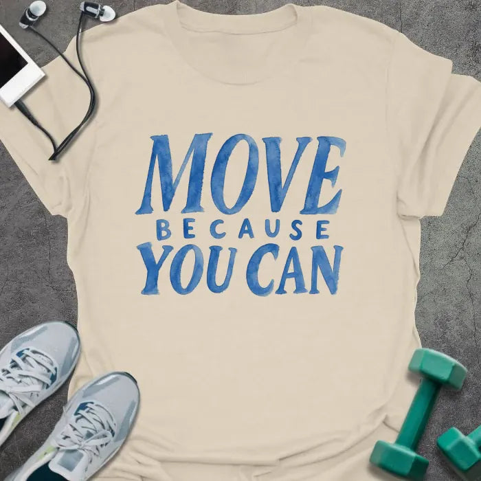 T-Shirt Natural / S Move Watercolor