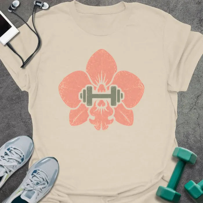 T-Shirt Natural / S Orchid Dumbbell T-Shirt