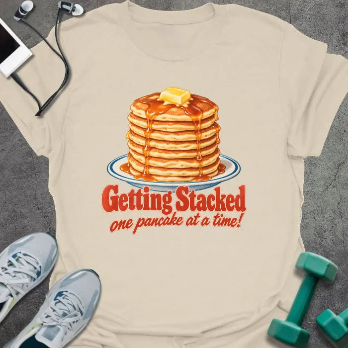 T-Shirt Natural / S Pancake Stacked T-Shirt