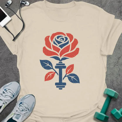 T-Shirt Natural / S Patriot Rose T-Shirt