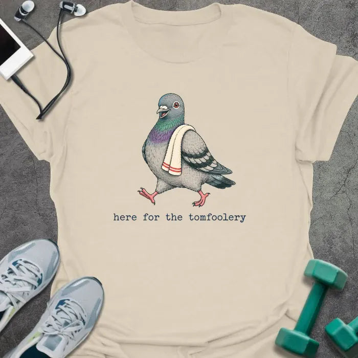 T-Shirt Natural / S Pigeon Tomfoolery T-Shirt