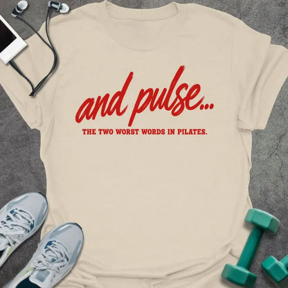 T-Shirt Natural / S Pilates Pulse T-Shirt