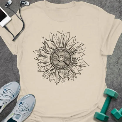 T-Shirt Natural / S Plate Sunflower T-Shirt