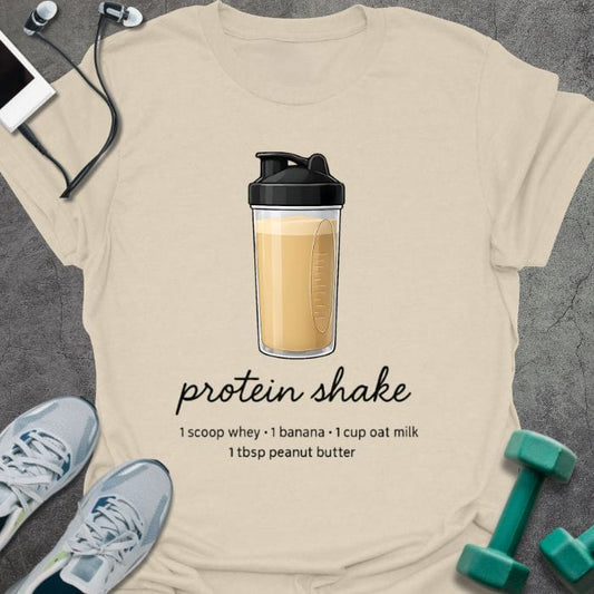 T-Shirt Natural / S Protein Shaker T-Shirt