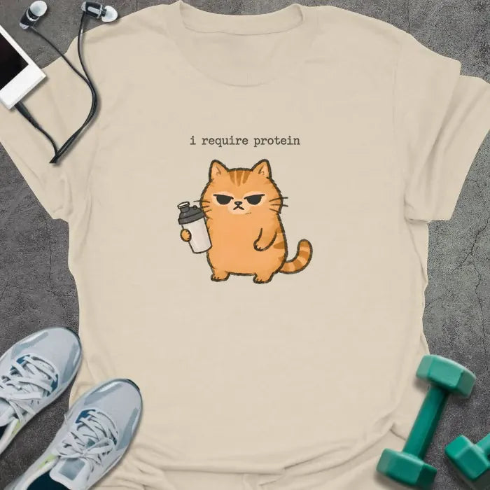 T-Shirt Natural / S Require Protein T-Shirt