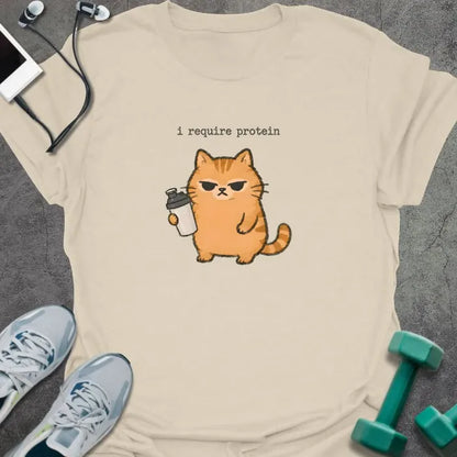 T-Shirt Natural / S Require Protein T-Shirt