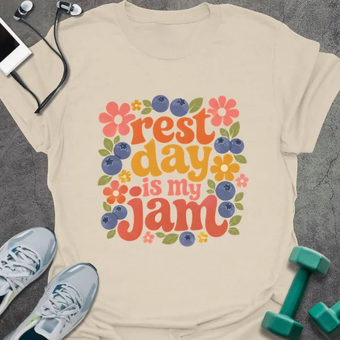 T-Shirt Natural / S Rest Jam T-Shirt