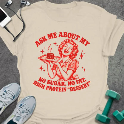 T-Shirt Natural / S Sad Brownie T-Shirt
