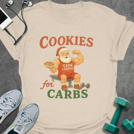 T-Shirt Natural / S Santa Cookies T-Shirt
