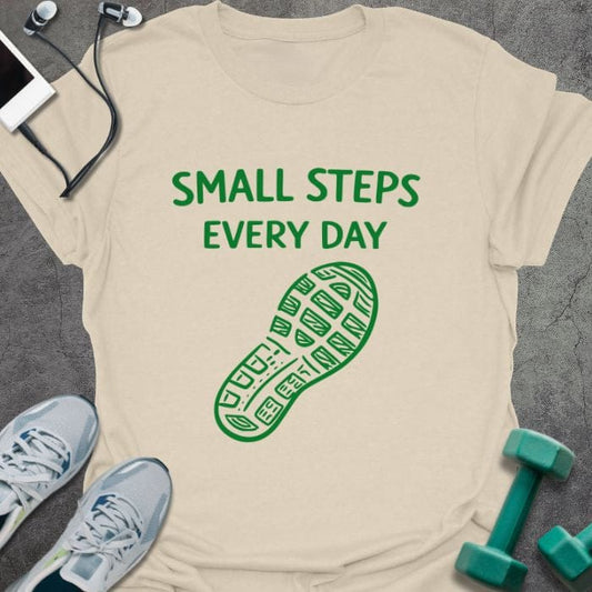 T-Shirt Natural / S Small Steps T-Shirt