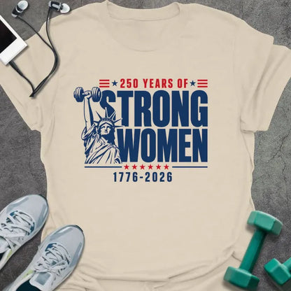 T-Shirt Natural / S Strong Women T-Shirt