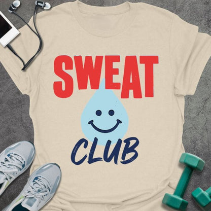 T-Shirt Natural / S Sweat Club T-Shirt