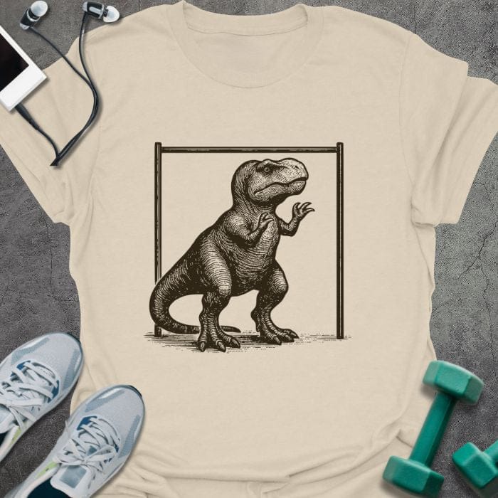 T-Shirt Natural / S T-Rex Pull Up T-Shirt