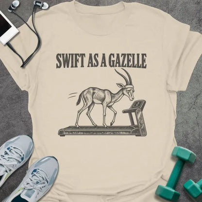 T-Shirt Natural / S Treadmill Gazelle T-Shirt