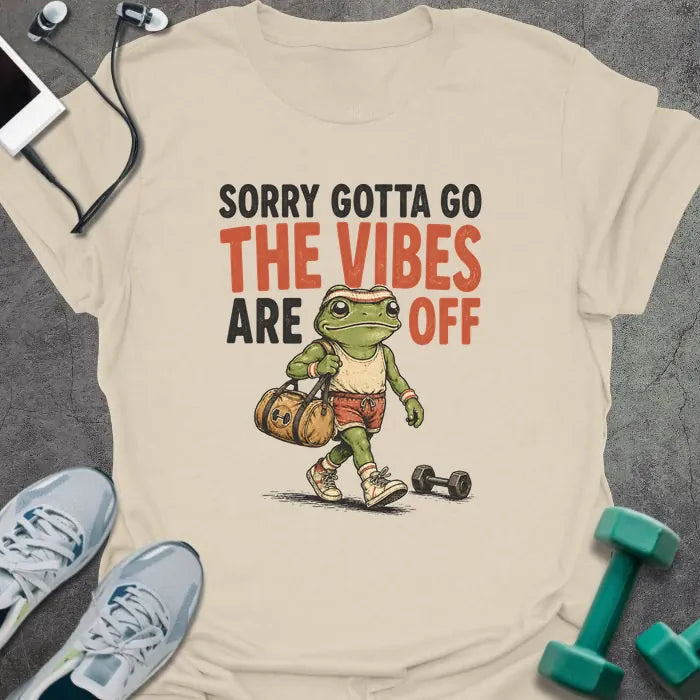 T-Shirt Natural / S Vibes Off T-Shirt