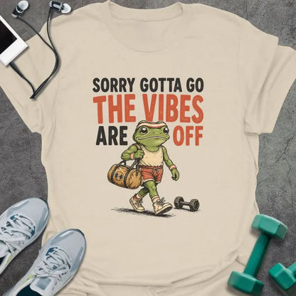 T-Shirt Natural / S Vibes Off T-Shirt