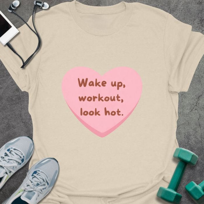 T-Shirt Natural / S Wake Up T-Shirt